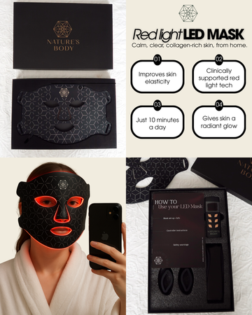 Red Light Therapy LED Face Mask