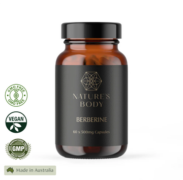 Berberine Capsules 500mg x 60 - Australian Made & GMP Certified