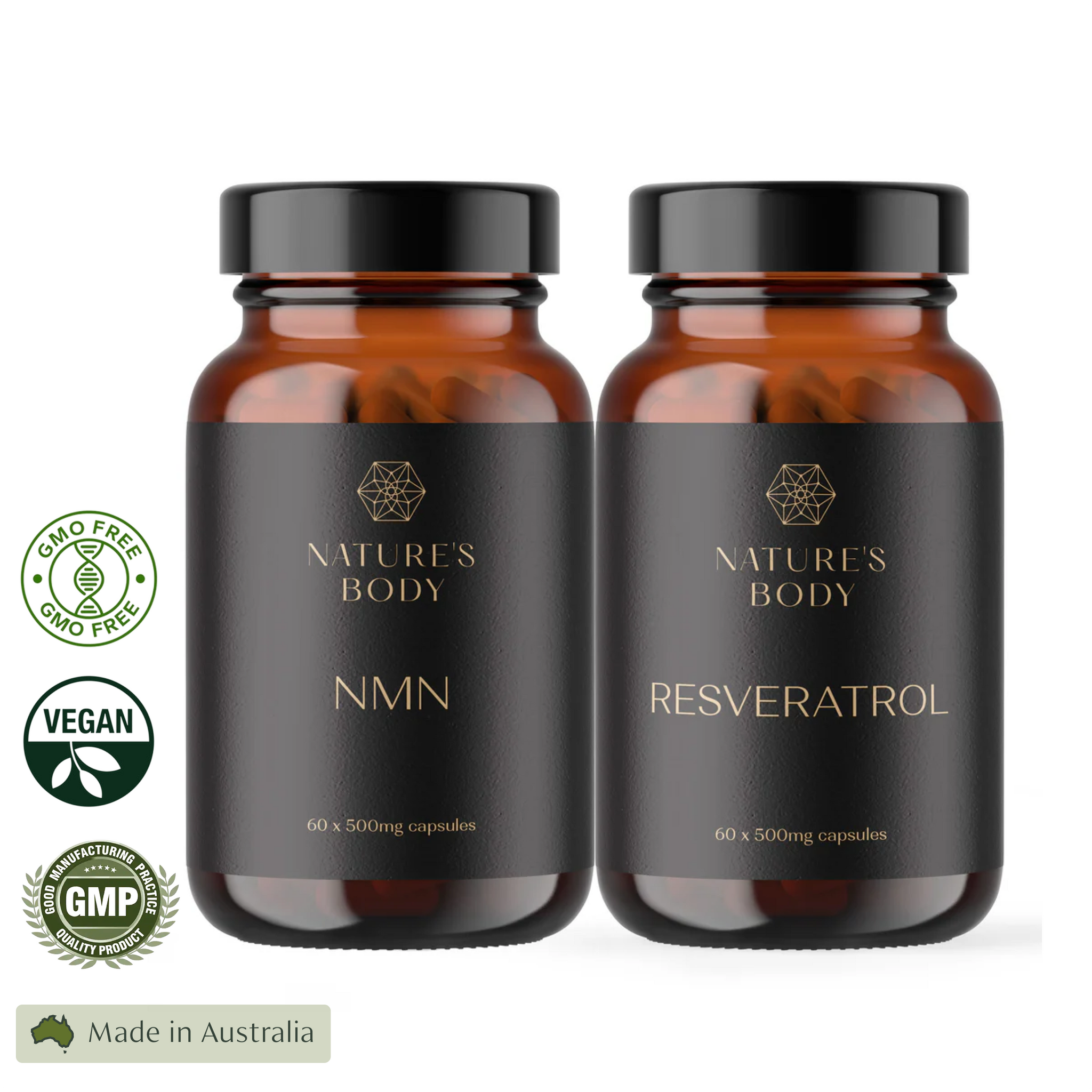 Pure NMN & Resveratrol Kit - Third Party Lab Tested
