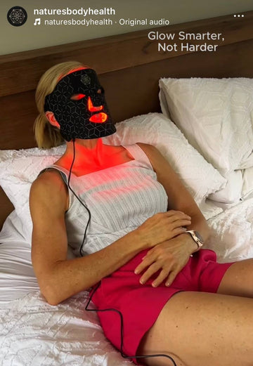 NEW Red Light Therapy LED Face Mask with Ice Mask