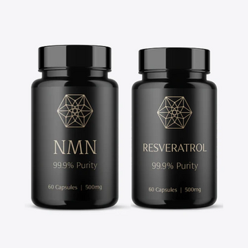 Pure NMN & Resveratrol Kit (2 x 60 capsules x 500mg) - Longevity Power Pack