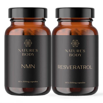 Pure NMN & Resveratrol Kit (2 x 60 capsules x 500mg) - Longevity Power Pack