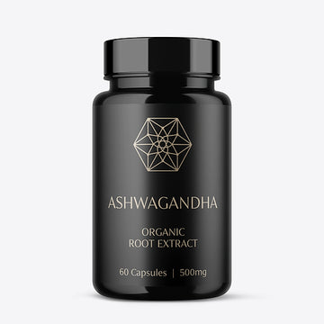 Ashwagandha Capsules - Certified Organic Root Extract (60 x 500mg) MADE IN AUSTRALIA